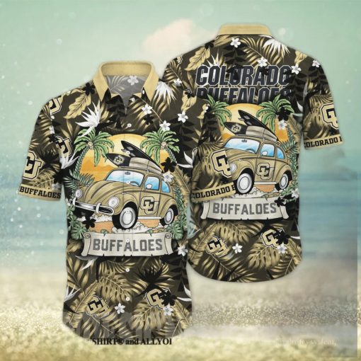 Colorado Buffaloes NCAA Flower 3D All Over Print Hawaiian Shirt