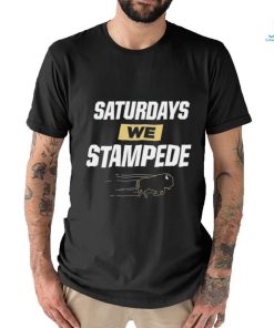 Colorado Buffaloes Saturdays we Stampede logo shirt