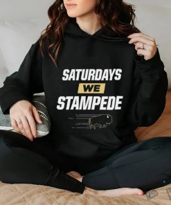 Colorado Buffaloes Saturdays we Stampede logo shirt