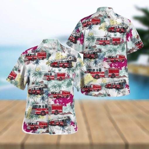 Colorado Longmont Fire Department Hawaiian Shirt