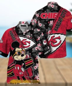 Cool Mickey NFL Kansas City Chiefs Hawaiian Shirt