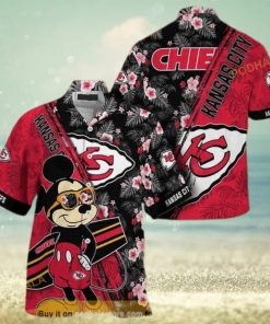 Cool Mickey NFL Kansas City Chiefs Hawaiian Shirt