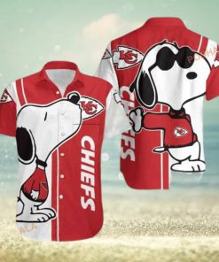 Cool Snoopy Kansas City Chiefs Funny Hawaiian Shirt Summer Beach Gift