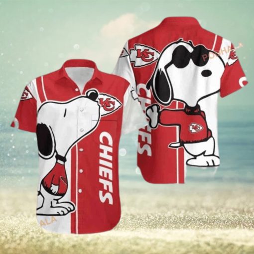 Cool Snoopy Kansas City Chiefs Funny Hawaiian Shirt Summer Beach Gift