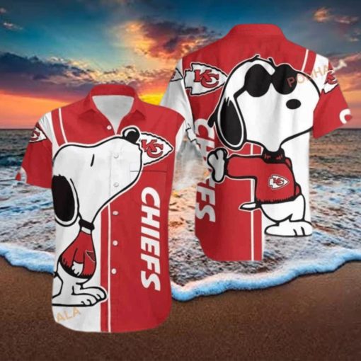 Cool Snoopy Kansas City Chiefs Funny Hawaiian Shirt Summer Beach Gift