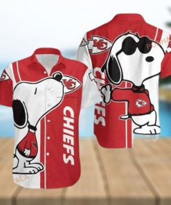 Cute Snoopy Kansas City Chiefs Snoopy Lover Hawaiian Shirt Summer Gift For  Fans