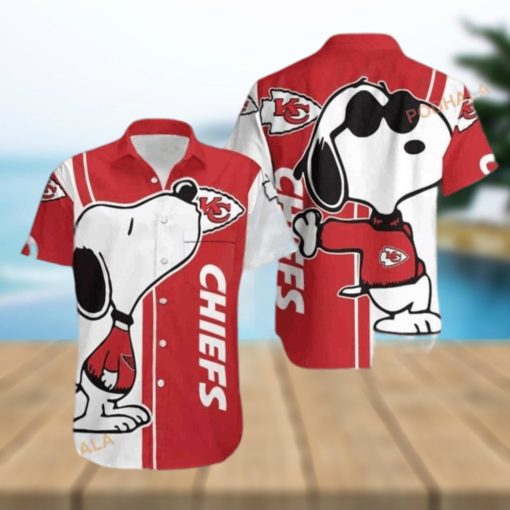 Cool Snoopy Kansas City Chiefs Funny Hawaiian Shirt Summer Beach Gift