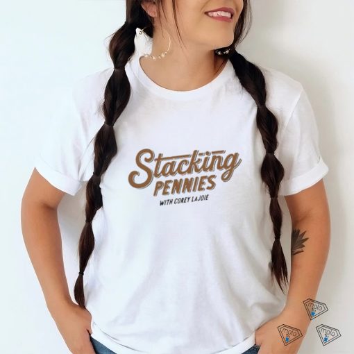 Corey LaJoie Stacking Pennies Logo shirt