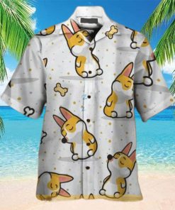 Corgi Chibi Funny Hawaiian Shirt Gift For Beach Lovers