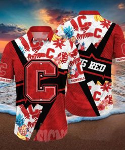 Cornell Big Red NCAA Floral All Over Print Classic Hawaiian Shirt