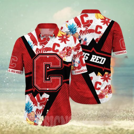 Cornell Big Red NCAA Floral All Over Print Classic Hawaiian Shirt