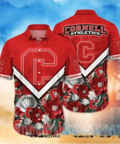 Cornell Big Red NCAA Floral Full Printing Hawaiian Shirt