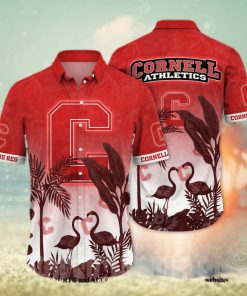 Cornell Big Red NCAA Flower Full Printed Classic Hawaiian Shirt