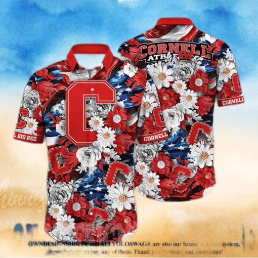 Cornell Big Red NCAA Independence Day Full Print Classic Hawaiian Shirt