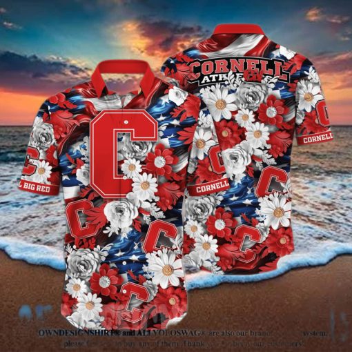 Cornell Big Red NCAA Independence Day Full Print Classic Hawaiian Shirt