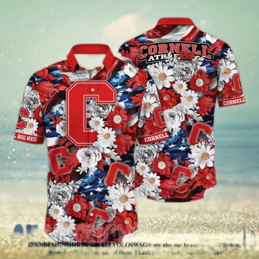 Cornell Big Red NCAA Independence Day Full Print Classic Hawaiian Shirt