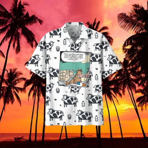 Cow Lovers Gift 3D Hawaiian Shirt