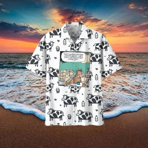 Cow Lovers Gift 3D Hawaiian Shirt