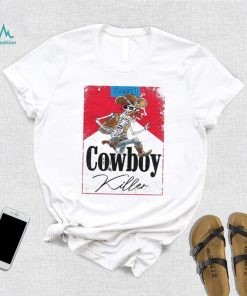 Cowboy Killer Graphic Jason Aldean Skeleton Cowboy T Shirt