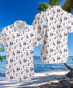 Cruise Hawaiian Print Shirt Disney Cruise Dad Disney Nautical Men s Hawaiian Shirt