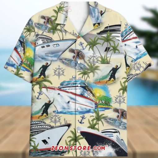 Cruising Surfing Hawaiian Shirt