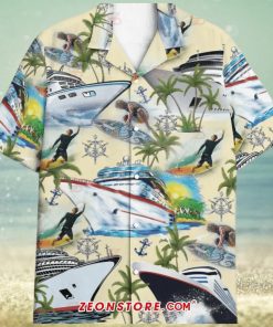 Cruising Surfing Hawaiian Shirt