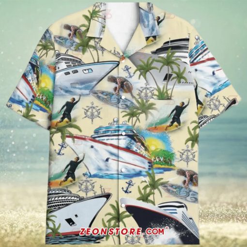 Cruising Surfing Hawaiian Shirt