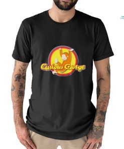 Curious George Playfully Swinging Circle Logo Essential Shirt
