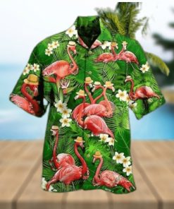 Custom Aloha Fabulous Flamingo Unisex Hawaiian Shirt