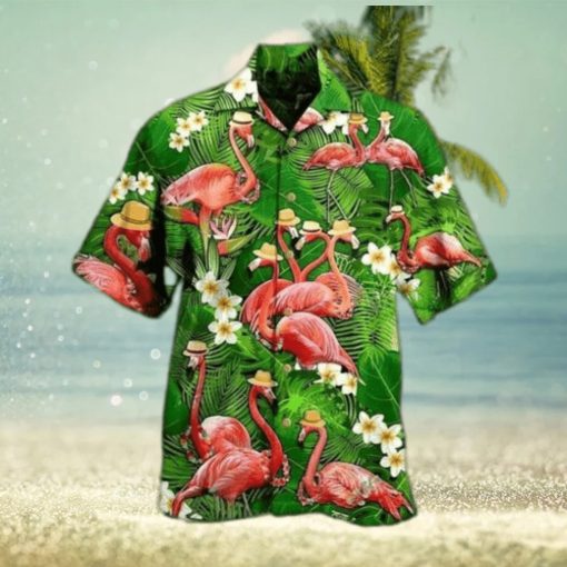 Custom Aloha Fabulous Flamingo Unisex Hawaiian Shirt