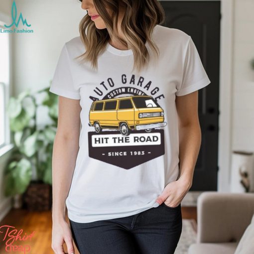 Customized Back To School T shirt, Water Wash Cotton Tee with Cool Car design