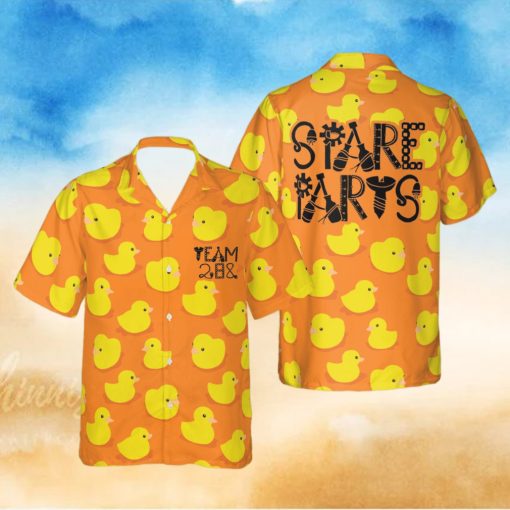 Cute Duck Pattern Hawaiian Shirt Idea Summer Gift For Men And Women