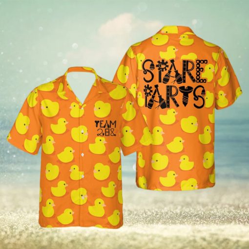 Cute Duck Pattern Hawaiian Shirt