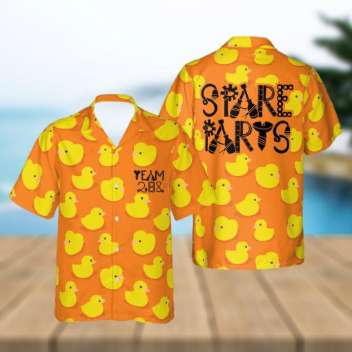 Cute Duck Pattern Hawaiian Shirt