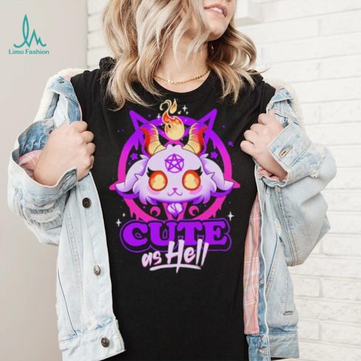 Cute as Hell – Pink Evil Demon Goat shirt