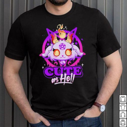 Cute as Hell – Pink Evil Demon Goat shirt