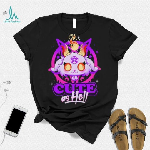 Cute as Hell – Pink Evil Demon Goat shirt