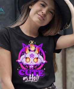 Cute as Hell – Pink Evil Demon Goat shirt