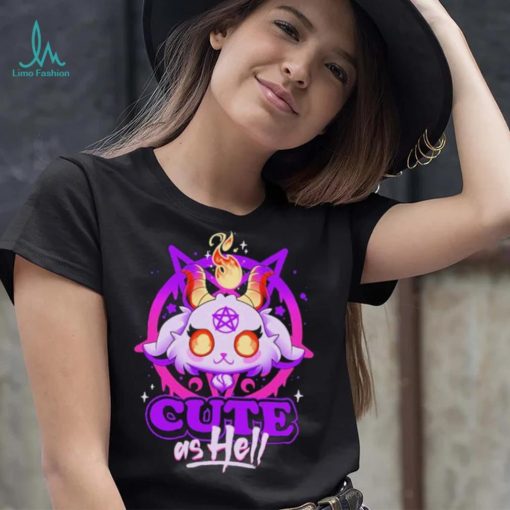 Cute as Hell – Pink Evil Demon Goat shirt