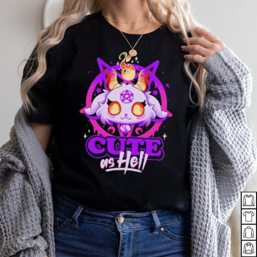 Cute as Hell – Pink Evil Demon Goat shirt