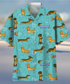 Dachshund Pattern For Dog Lover Hawaiian Shirt