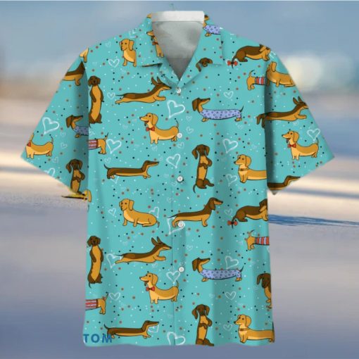 Dachshund Pattern For Dog Lover Hawaiian Shirt