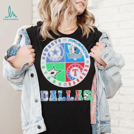 Dallas Cowboys Mavericks Stars And Rangers Logo Shirt