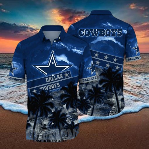 Dallas Cowboys NFL Floral Full Printed Hawaiian Shirt