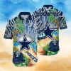 Flamingo Aloha NCAA West Virginia Mountaineers WVU Hawaiian Shirt