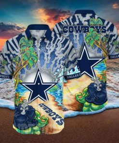 Dallas Cowboys NFL Floral Full Printing Hawaiian Shirt