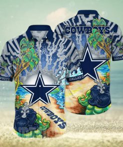 Dallas Cowboys NFL Floral Full Printing Hawaiian Shirt