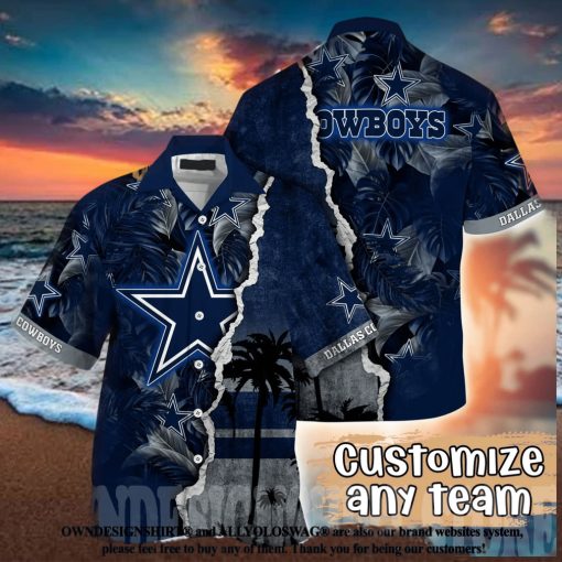 Dallas Cowboys NFL Flower All Over Print Hawaiian Shirt