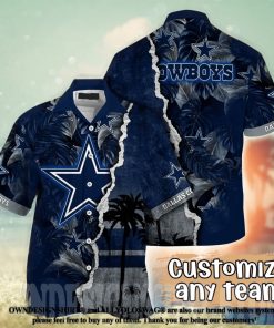 Dallas Cowboys NFL Flower All Over Print Hawaiian Shirt