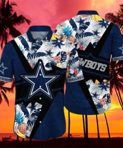 Dallas Cowboys NFL Flower Aloha Tropical Hawaiian Shirt